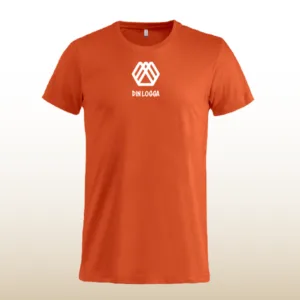 Tshirt orange med specialtryck